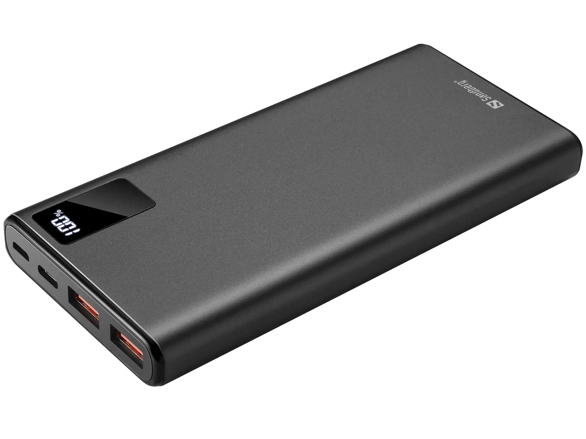 "Sandberg Powerbank" USB-C PD 20W 10000, 10000 mAh, 20 W, juoda