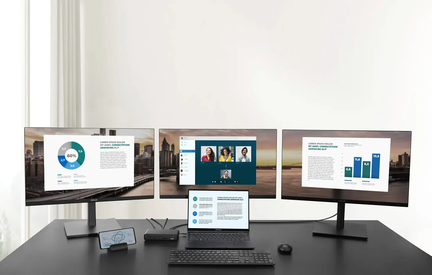 Asus | DC300 Triple Display USB-C Dock | 90XB08CN-BDS090 | DisplayPorts quantity 1 | HDMI ports quantity 1 | Ethernet LAN