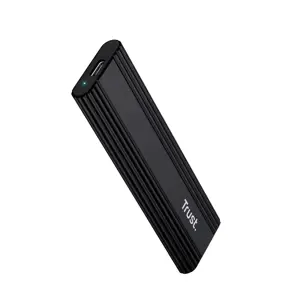Trust 25806 storage drive enclosure SSD enclosure Black