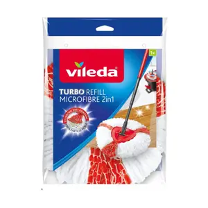 "Vileda TURBO Classic" sukamosios šluostės papildymas "Vileda TURBO Classic White