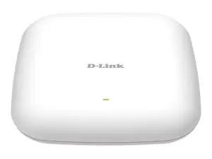 D-Link DAP-X2810 AX1800 Wi-Fi 6 dviejų dažnių PoE prieigos taškas, 1800 Mbit/s, 575 Mbit/s, 1200 Mbit/s, 10,100,1000 Mbit/s, 2,4/5 GHz, IEEE 802.11a, IEEE 802.11ac, IEEE 802.11ax, IEEE 802.11b, IEEE 802.11g, IEEE 802.11n, IEEE 802.11g, IEEE 802.11n, IEEE...