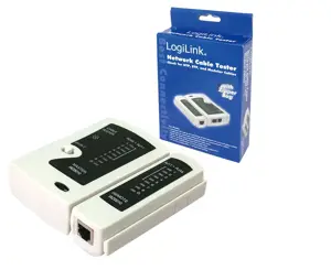 LOGILINK WZ0010 LOGILINK - RJ11, RJ12 ir RJ45 jungčių kabelių testeris su nuotoliniu įrenginiu
