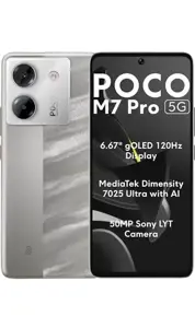 Mobilusis telefonas Poco POCO M7 PRO, Sidabrinė