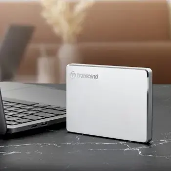 TRANSCEND 2TB 2,5 colių nešiojamasis kietasis diskas StoreJet C3S Aliuminis visas