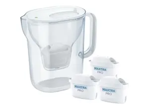 Brita Style Essential + 3 MAXTRA PRO PURE PERFORMANCE (White)