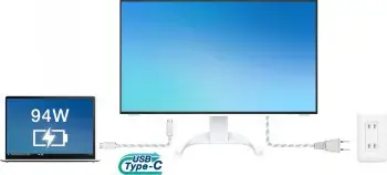EIZO EV3240X 31.5" IPS 16:9 3840X2160 USB-C/94W RJ45 (WHITE)