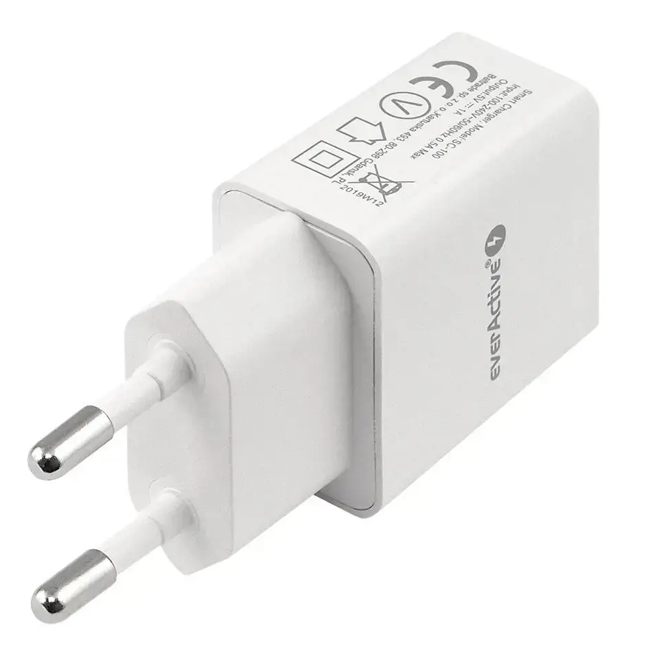 "everActive SC-100" įkroviklis (USB; baltos spalvos)