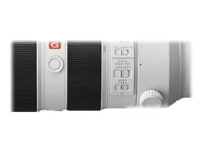 Sony SEL70200GM, teleobjektyvas, 23/18, 70-200 mm, vaizdo stabilizatorius, E formos laikiklis, automatinis fokusavimas