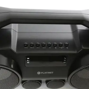 Platinet PMG76B, 14 W, 14 W, Laidinis ir belaidis, 10 m, Stereofoninis nešiojamasis garsiakalbis, juodas