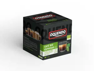 Kavos kapsulės OQUENDO, DG Bio 100%, Espresso 16 vnt LT-EKO-001