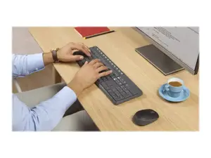 LOGITECH MK235 belaidė klaviatūra ir pelė GREY US INT