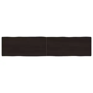 Stalviršis, tamsiai ruda, 180x40x(2-4) cm, medienos masyvas