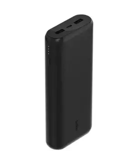 Powerbank BoostCharge 20k mAh 20w kompaktiškas 3 prievadų juodas
