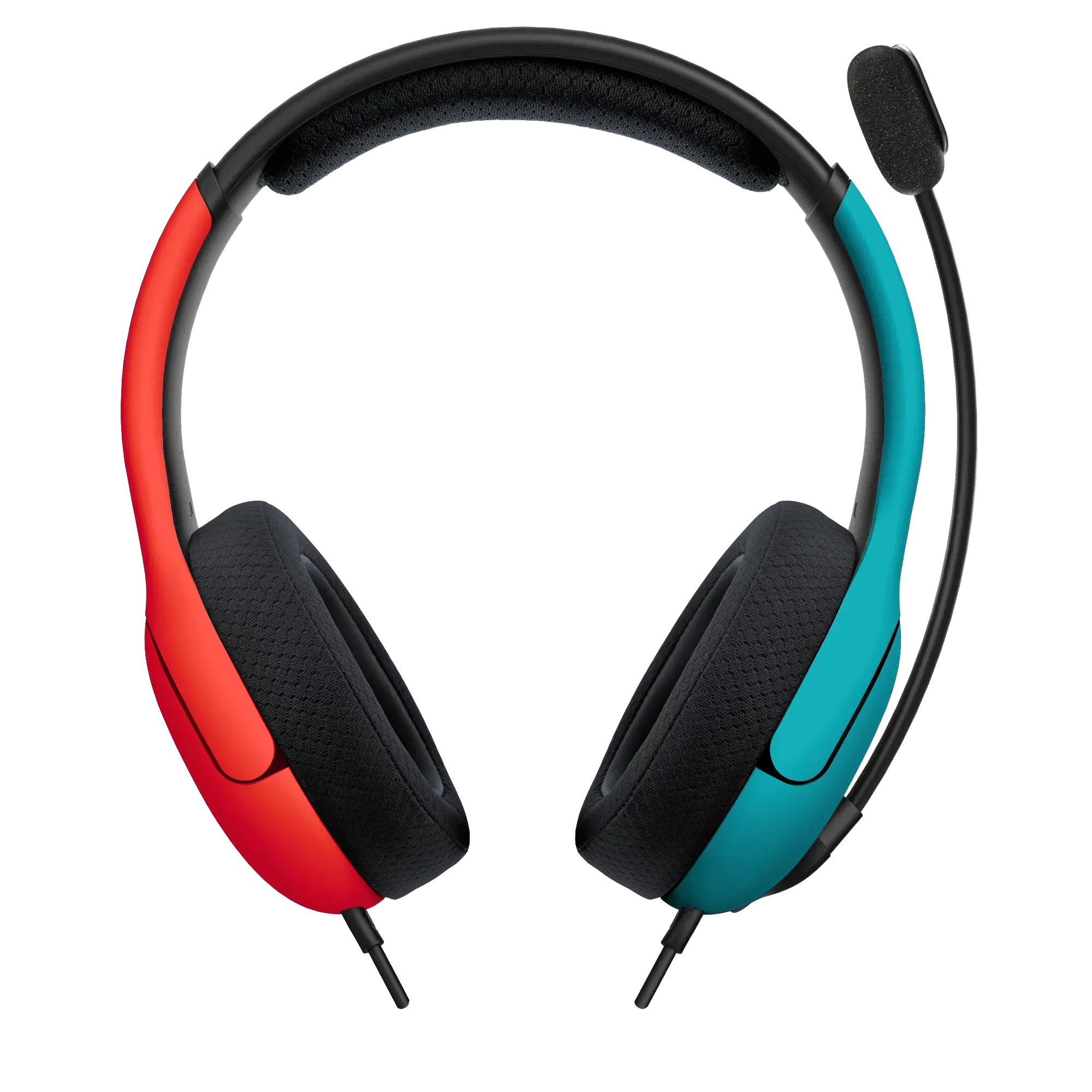 PDP Officially Licensed LVL 40 stereo headset (Switch and Switch Lite compatible), Wired, Gaming, 200 g, Headset, Black, Blue, Red