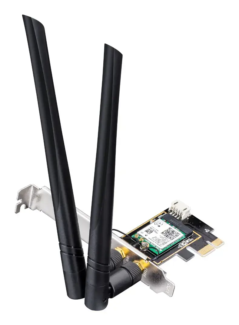 CUDY WE3000 AX5400 "Wi-Fi 6" + BT 5.2 "Intel AX200" PCIe tinklo kortelė