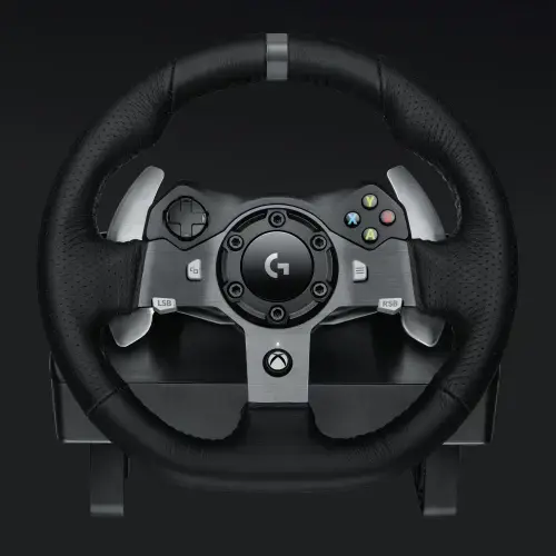 LOGITECH G920 "Driving Force" lenktynių ratas
