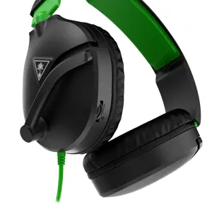 "Turtle Beach Recon 70" žaidimų ausinės "Xbox Series X|S" ir "Xbox One" - juodos, laidinės, žaidimų, 20 - 20000 Hz, 571,5 g, ausinės, juodos, žalios