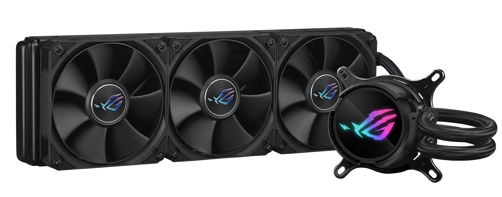 ASUS ROG Strix LC III 360, Liquid cooling kit, 12 cm, 36 dB, 70.38 cfm, Black