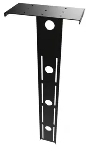Neomounts by Newstar multimedia shelf, Shelf, Chassis, 165.1 cm (65"), 2.18 m (86"), 6 kg, Black