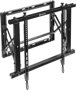 ONKRON Professional Wall Mount Solution for Video Walls Pop Out System 40''-70'', Black