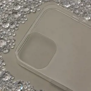 Plonas 1 mm dėklas iPhone 15 Pro Max 6,7" permatomas