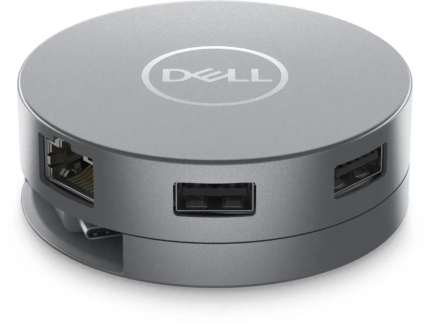 DELL "6-in-1" USB-C daugiaportis adapteris - DA305, laidinis, USB 3.2 Gen 2 (3.1 Gen 2) Type-C, 10,100,1000 Mbps, sidabrinis, 3840 x 2160 taškų, Dell