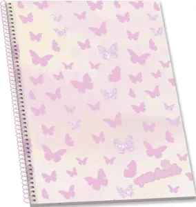 A4 Hard. Sp Bk 80sh Enchanted World Lin