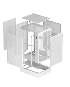 Deepcool PC Gaming Case | CH170 DIGITAL | White | Mini ITX | ATX PS2