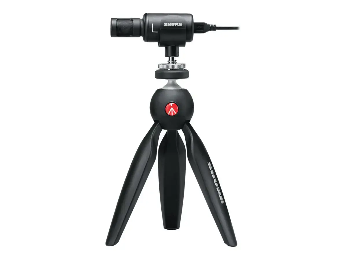 "Shure MV88+ VIDEO KIT" juodos spalvos stalinis mikrofonas