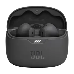 JBL belaidės ausinės "Tune Beam", juodos spalvos