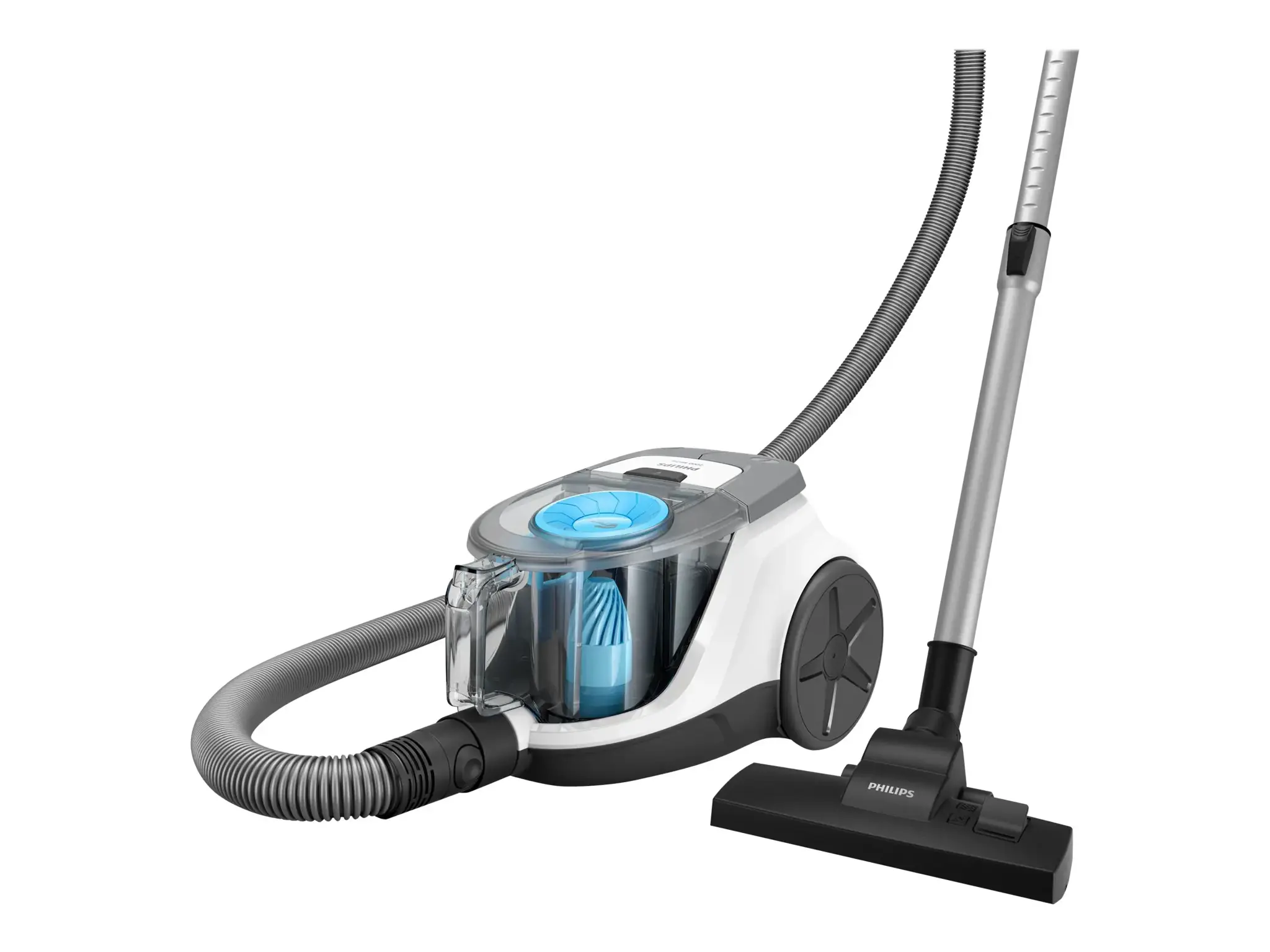 "Philips" 2000 serijos XB2122/09, 850 W, cilindrinis dulkių siurblys, sausas, be maišelio, 1,3 l, "Philips Super Clean Air