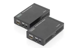 DIGITUS 4K HDMI ilgintuvas HDBaseT 70 m per tinklo kabelį Cat 5E 6 7 UHD 4K2K/30 Hz