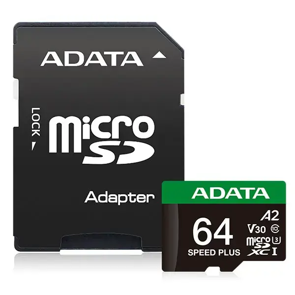 MEMORY MICRO SDXC 64GB UHS-I/UD64GUI3V30A2SP-RA1 ADATA