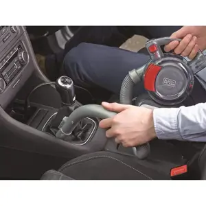 "Black &amp; Decker" PD1200AV rankinis dulkių siurblys be maišelio Pilka, oranžinė