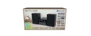 "Muse" "Bluetooth" mikrosistema su DAB+/FM radiju .M-70 DBT 2x20 W, "Bluetooth", CD grotuvas, AUX įvestis