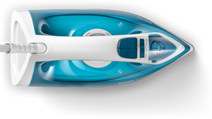 "Philips EasySpeed" garų lygintuvas Garų stiprinimas iki 100 g, garų lygintuvas, keraminis padas, 1,9 m, 100 g/min, mėlynas, baltas, 25 g/min