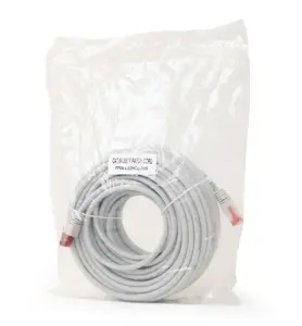 GEMBIRD PP6A-LSZHCU-20M Gembird sujungimo kabelis RJ45, kat. 6A, SFTP, LSZH, 20 m, pilkos spalvos