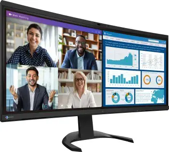 EIZO EV3450X 34.1" IPS 16:9 2440X1440 CURVED USB-C/94W RJ45 CAM (BLACK)