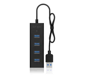 ICYBOX IB-HUB1409-U3 IcyBox 4x USB 3.0 prievadų šakotuvas, juodas