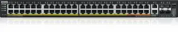 Zyxel XGS2220-54HP, valdomas, L3, Gigabit Ethernet (10/100/1000), maitinimas per Ethernet (PoE), montuojamas į stovą