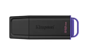 Kingston Technology DataTraveler 512GB Portable USB 3.2 Gen 1 Exodia Black/Purple