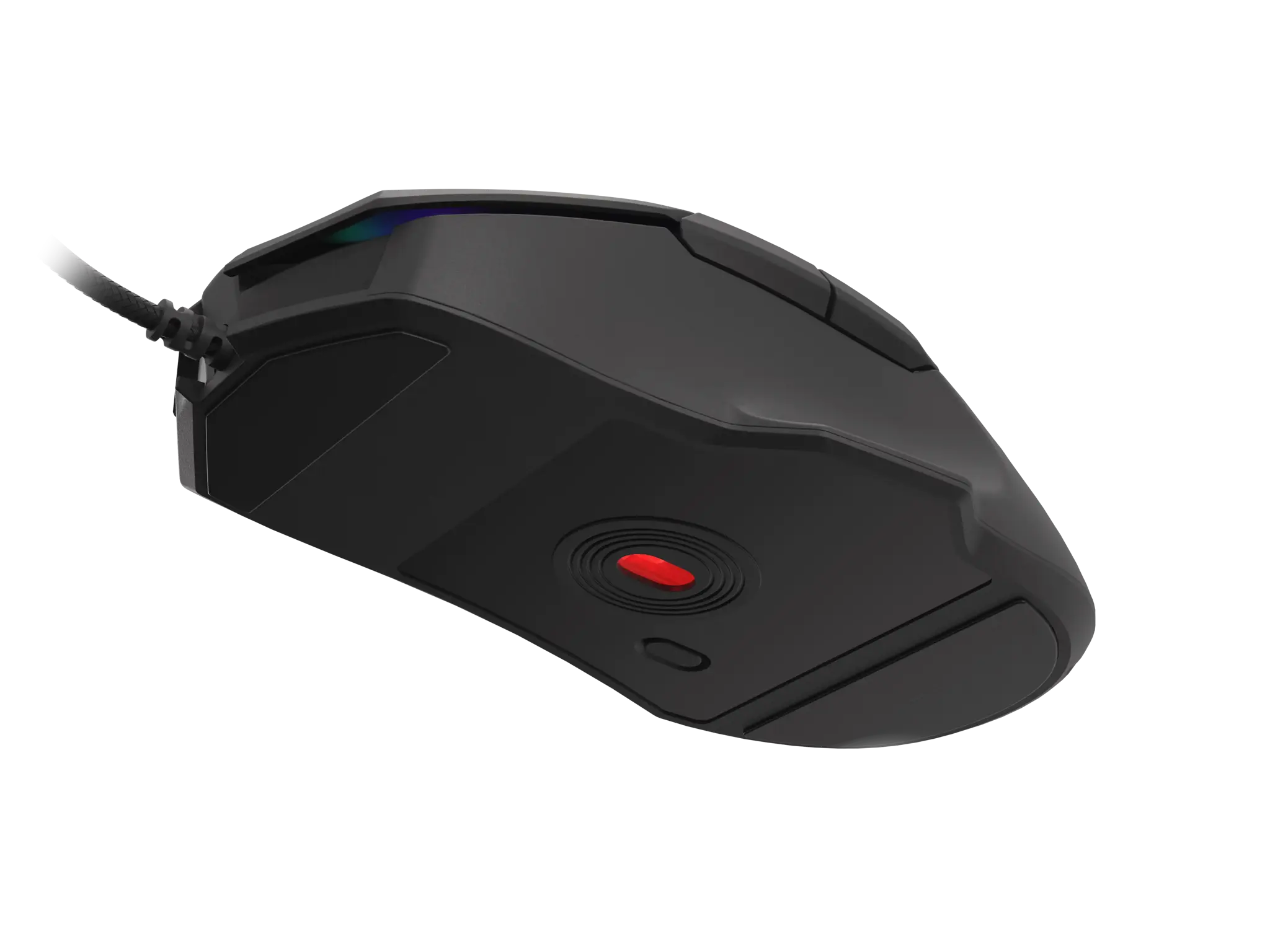 NATEC Genesis žaidimų pelė Xenon 220 optinė 6400DPI su programine įranga RGB apšviesta juoda