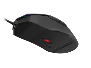 NATEC Genesis žaidimų pelė Xenon 220 optinė 6400DPI su programine įranga RGB apšviesta juoda