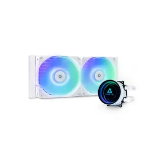 Chieftec ICEBERG 240-RGB-W Computer case All-in-one liquid cooler 12 cm White