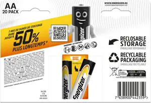 Energizer battery Alkaline Power AA CHP20