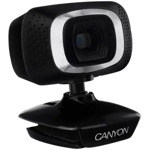 CANYON C3 720P HD internetinė kamera su USB2.0 jungtimi, 360° pasukamas apžvalgos kampas, 1.0Mega p…