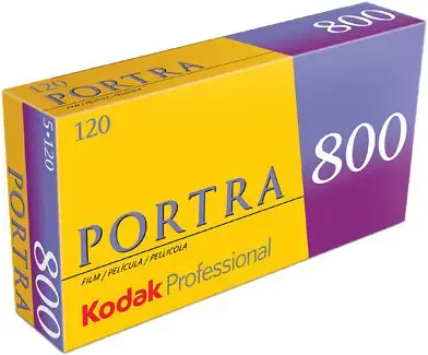 Kodak kino juosta Portra 800-120×5