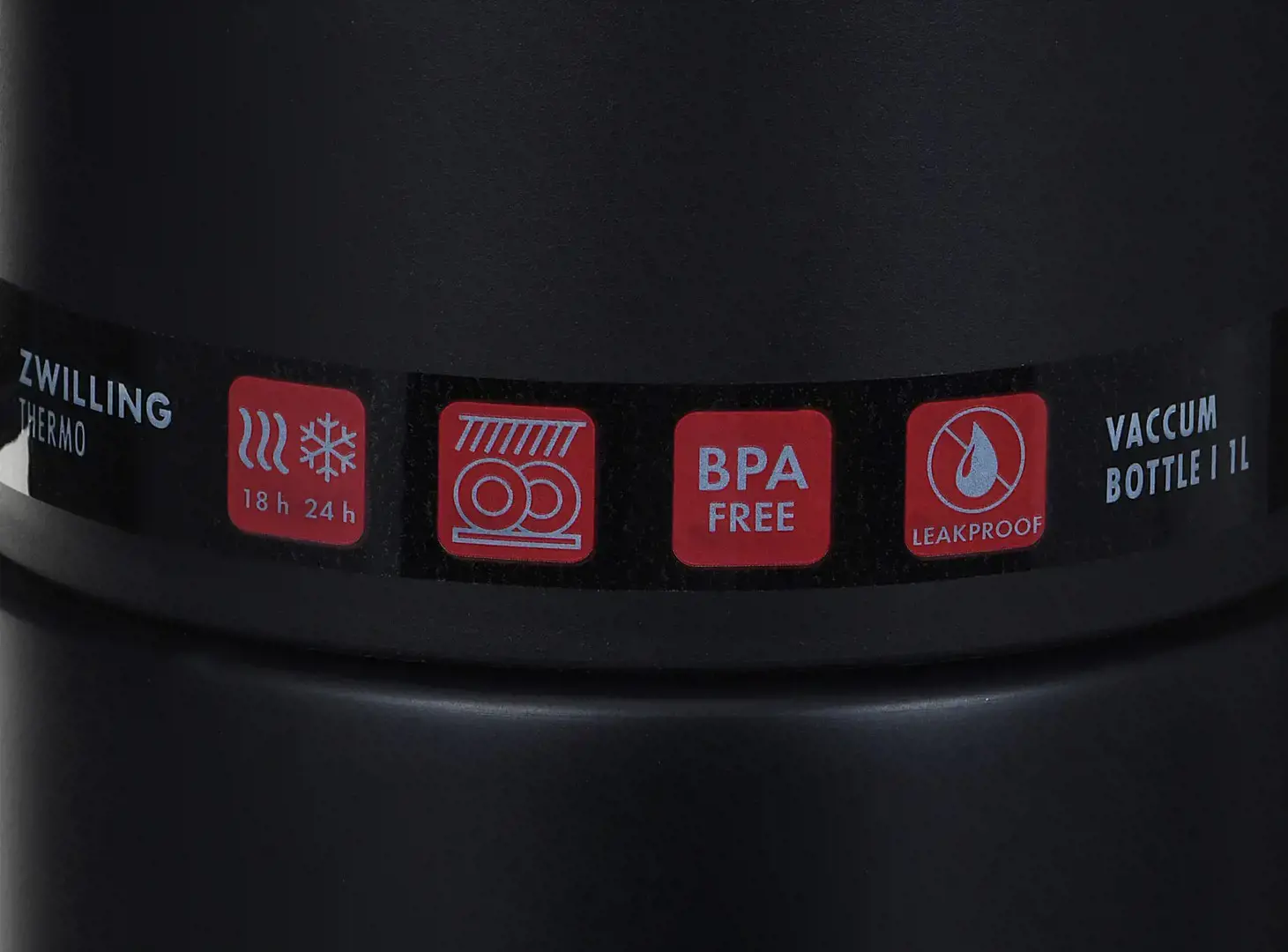 ZWILLING Thermo 1 ltr puodelis termosas juodas
