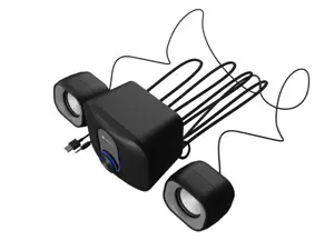 Speakers PUG 11W RMS 2.1 black