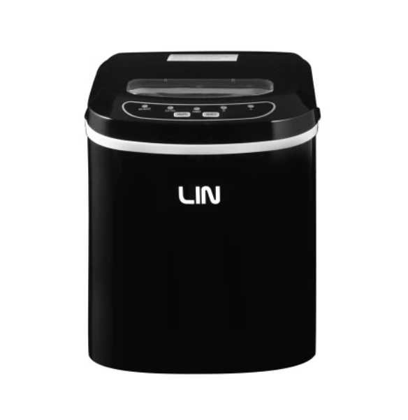 Nešiojamasis ledo gaminimo įrenginys LIN ICE PRO-B12 juodas